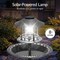 Best Choice Products Solar Outdoor Bird Bath Pedestal Fountain Garden Decoration w/ Fillable Planter Base